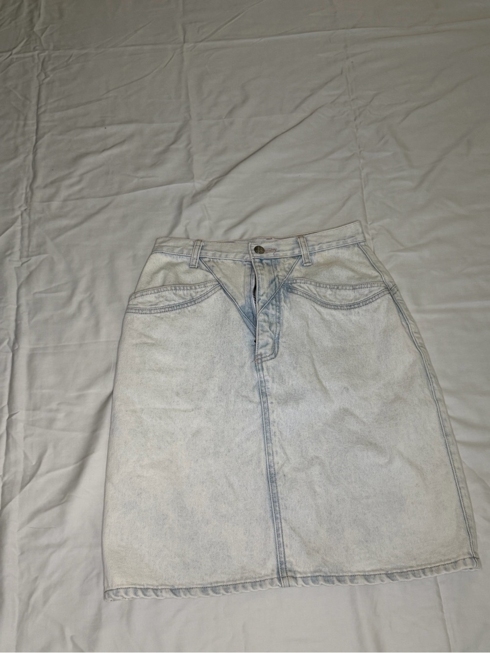 NUOVO Denim Midi Skirt